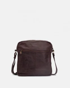 Online BIBA Leather Cross Bag Springfield Dark Brown