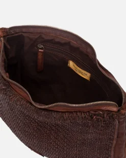 Clearance BIBA Leather Cross Bag Sterling Tan