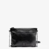 Clearance BIBA Leather Cross Bag Tacoma Black