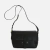 Best BIBA Leather Cross Bag Texas Black