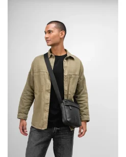 Sale BIBA Leather Cross Bag West Riverside Black