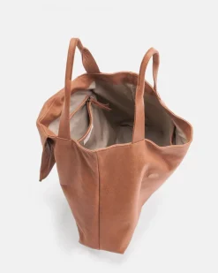 Outlet BIBA Leather Cross Bag Wilton Tan