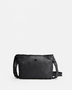 Sale BIBA Leather Cross Bag Winona Black