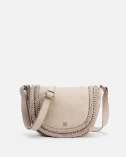 Clearance BIBA Leather Cross Bag Wilkins Crema
