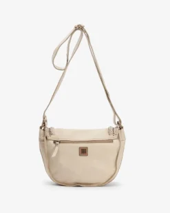 Clearance BIBA Leather Cross Bag Wilkins Crema