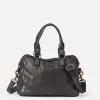 Hot BIBA Leather Handbag Boston Black