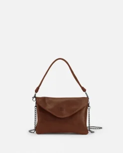 Online BIBA Leather Handbag Logan Crush Tan
