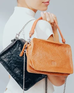 Discount BIBA Leather Handbag Logan Black