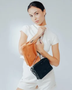 Discount BIBA Leather Handbag Logan Black