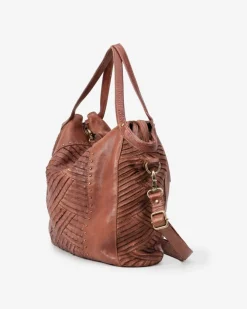 Clearance BIBA Leather Handbag Mcbee Tan