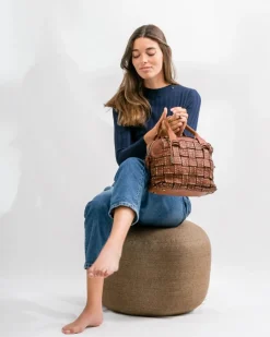 Clearance BIBA Leather Handbag Payson Tan