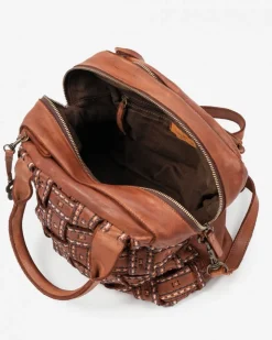 Clearance BIBA Leather Handbag Payson Tan