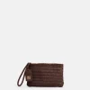 Sale BIBA Leather Handbag Perkins Dark Brown