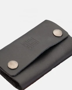 Outlet BIBA Leather Pencil Case Casual Black