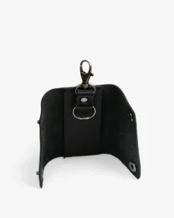 Outlet BIBA Leather Pencil Case Casual Black