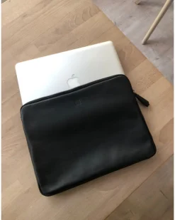 Discount BIBA Leather Pencil Case Luxury Black