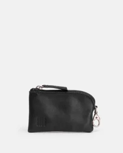 Clearance BIBA Leather Pencil Case Casual Black