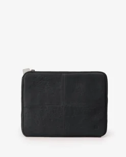 Best BIBA Leather Pencil Case Work Black