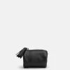 Outlet BIBA Leather Pencil Case Luxury Black
