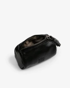 Outlet BIBA Leather Pencil Case Luxury Black