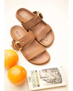 Hot BIBA Leather Sandal Beverly Tan