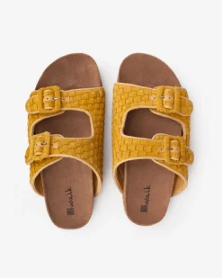 Outlet BIBA Leather Sandal Tropicana Mustard