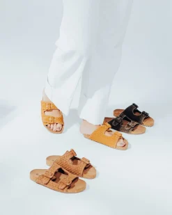 Outlet BIBA Leather Sandal Tropicana Mustard