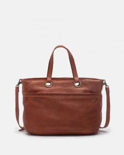 Sale BIBA Leather Shoulder Bag Evans Tan
