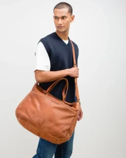 Sale BIBA Leather Shoulder Bag Evans Tan