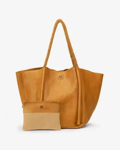 Outlet BIBA Leather Shoulder Bag Frederic Mustard