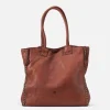 Outlet BIBA Leather Shoulder Bag Portland Tan