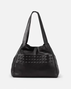 Online BIBA Leather Shoulder Bag Lubbock Black