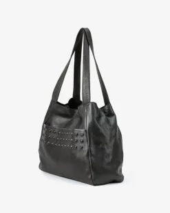Online BIBA Leather Shoulder Bag Lubbock Black