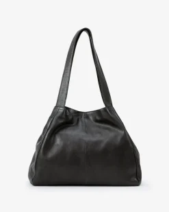 Online BIBA Leather Shoulder Bag Lubbock Black