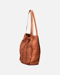 Discount BIBA Leather Shoulder Bag Wickenburg Tan