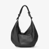 Fashion BIBA Leather Shoulder Bag Monette Black