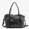 Clearance BIBA Leather Shoulder Bag Winona Black