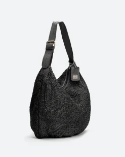 Online BIBA Leather Shoulder Bag Bristow Black