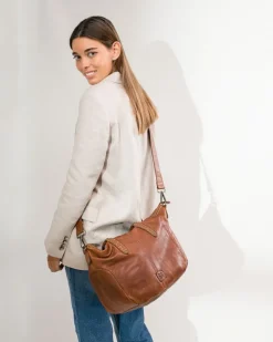 Online BIBA Leather Shoulder Bag Eugene Tan