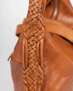 Fashion BIBA Leather Shoulder Bag Somerset Tan