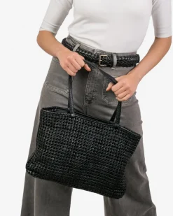 Best BIBA Leather Shoulder Bag Niwot Black