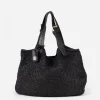 Outlet BIBA Leather Shoulder Bag Bristow Black