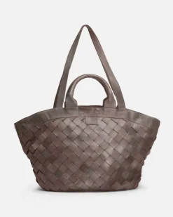 Discount BIBA Leather Shoulder Bag Lewisburg Anthracite