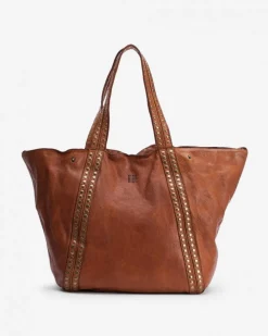 Sale BIBA Leather Shoulder Bag Sherman Tan