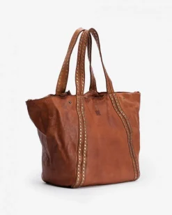 Sale BIBA Leather Shoulder Bag Sherman Tan