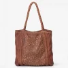 Outlet BIBA Leather Shoulder Bag Kodiak Tan
