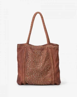 Outlet BIBA Leather Shoulder Bag Kodiak Tan