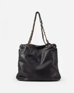 Discount BIBA Leather Shoulder Bag Lucy Black