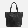 Outlet BIBA Leather Shoulder Bag Texas Black
