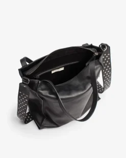 Best BIBA Leather Shoulder Bag Easley Black